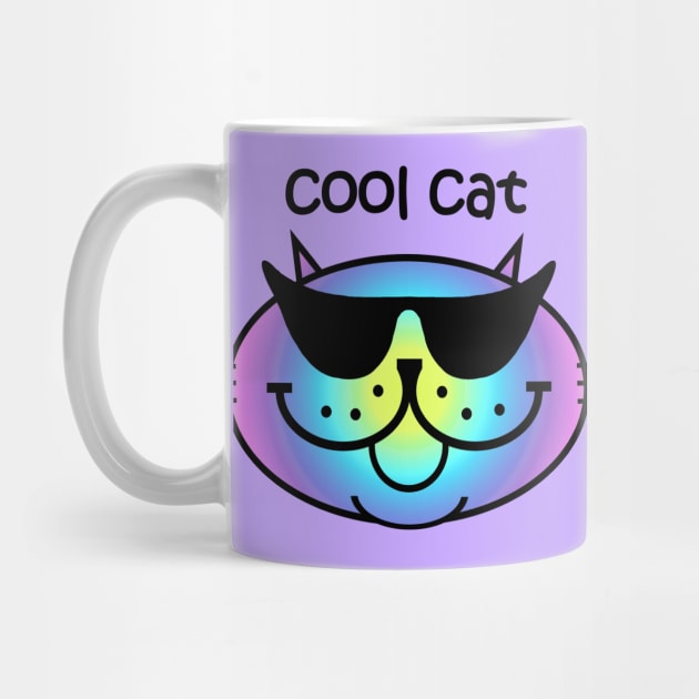 COOL CAT 2 - Dark Rainbow by RawSunArt